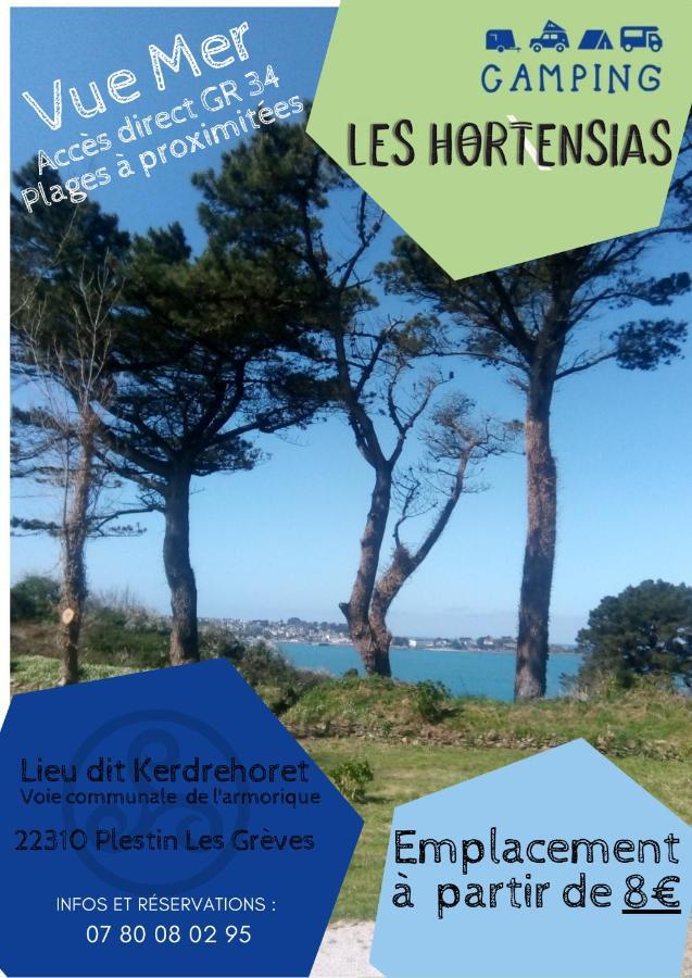 Aire De Camping Car, Caravane, Tente Emplacement Nu Avec Electricite Petit Camping Hotel Plestin les Greves Bagian luar foto